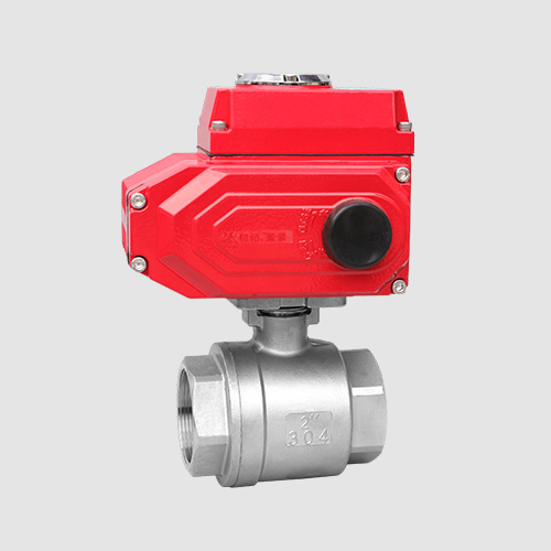 Electric two-piece ball valve